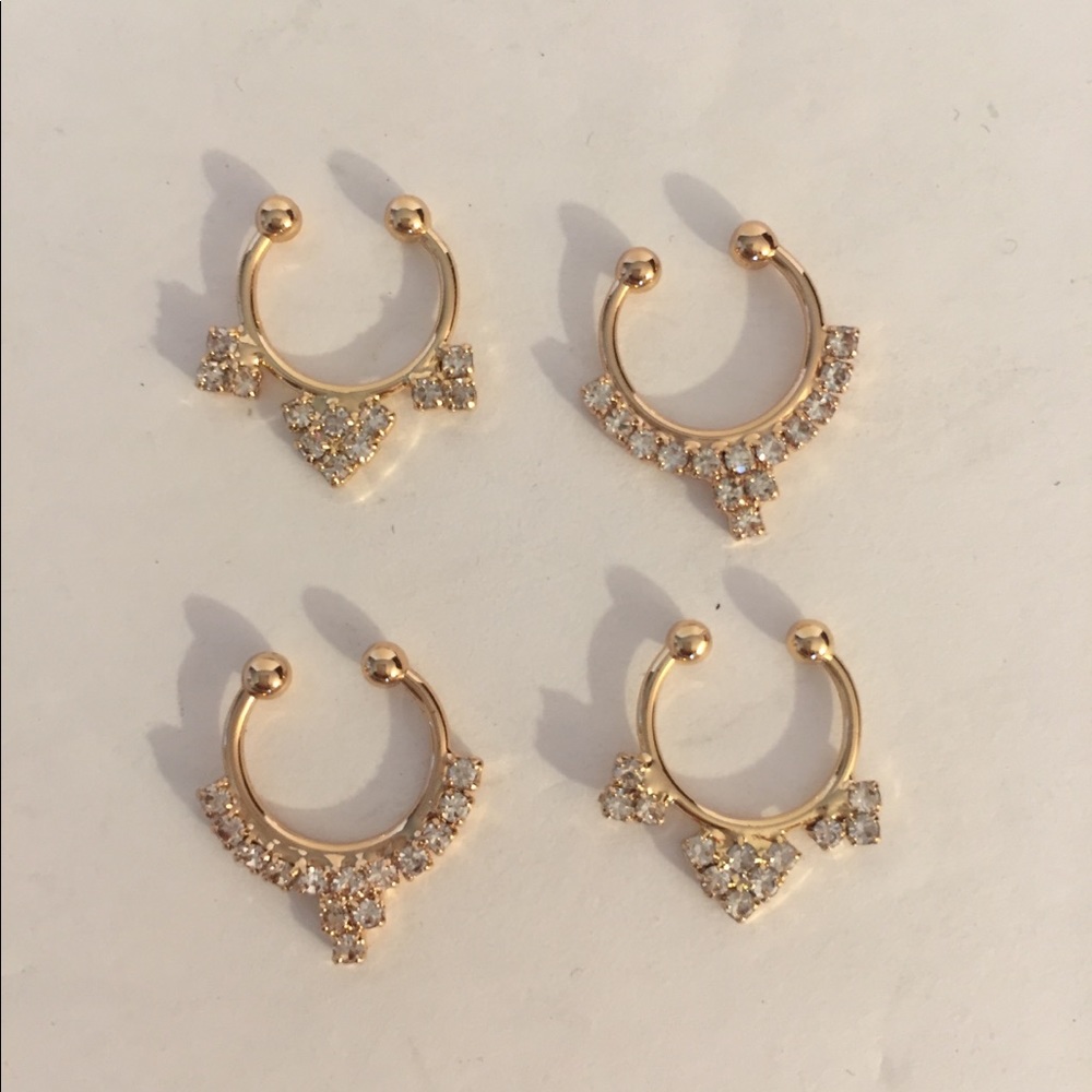 Fun faux nose rings